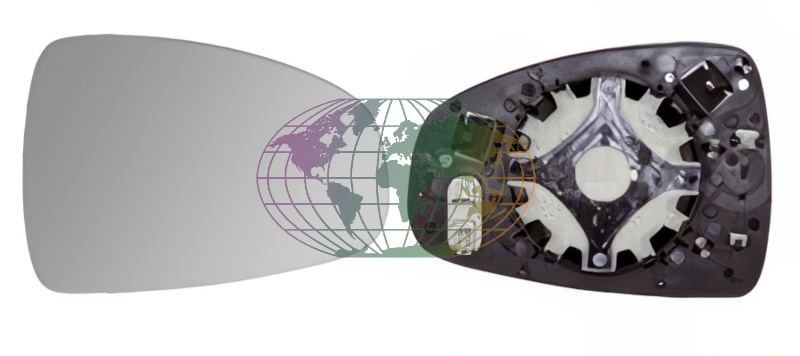 Buitenspiegelglas Bodermann 0856063 Buitenspiegelglas Bodermann 0856063