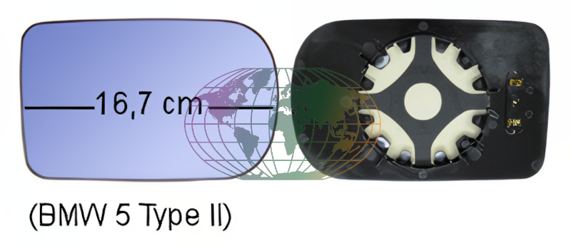 Buitenspiegelglas Bodermann 1656078 Buitenspiegelglas Bodermann 1656078