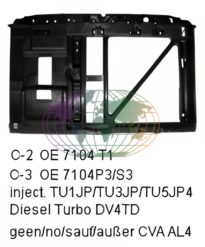 Voorpaneel deel Bodermann 2002600 Voorpaneel deel Bodermann 2002600