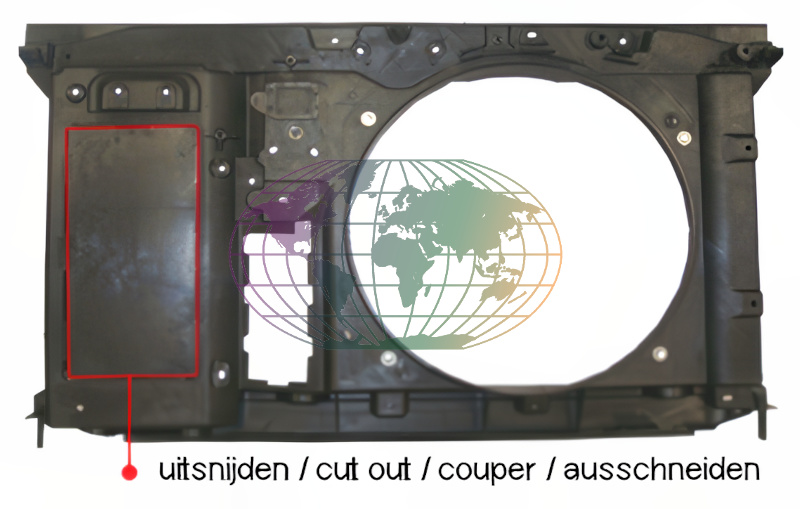 Voorpaneel deel Bodermann 2017600 Voorpaneel deel Bodermann 2017600