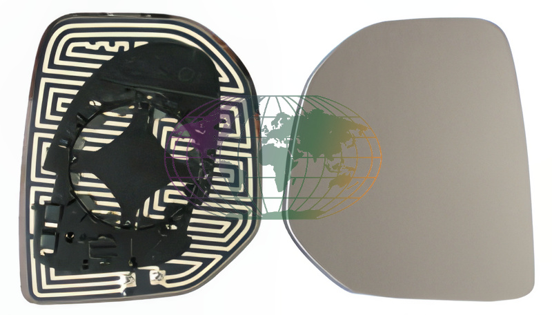 Buitenspiegelglas Bodermann 2034066 Buitenspiegelglas Bodermann 2034066