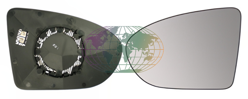 Buitenspiegelglas Bodermann 2440064 Buitenspiegelglas Bodermann 2440064