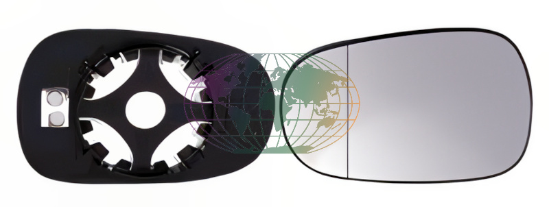 Buitenspiegelglas Bodermann 2487062 Buitenspiegelglas Bodermann 2487062