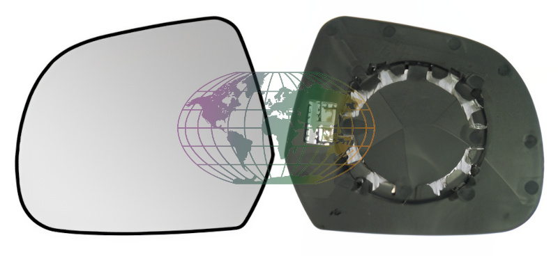 Buitenspiegelglas Bodermann 2490064 Buitenspiegelglas Bodermann 2490064