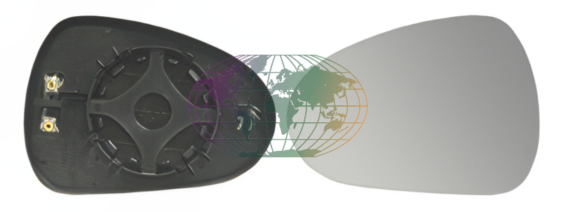 Buitenspiegelglas Bodermann 3262064 Buitenspiegelglas Bodermann 3262064