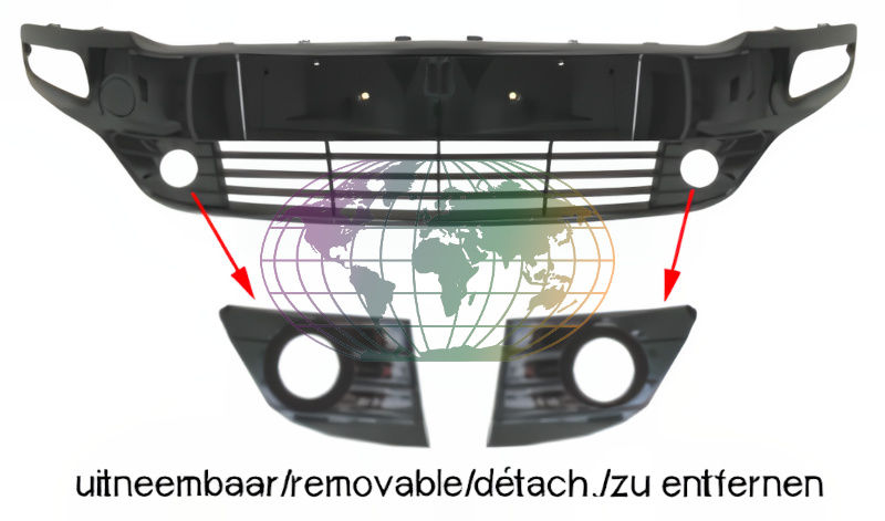 Voorbumper deel Bodermann 3280145 Voorbumper deel Bodermann 3280145