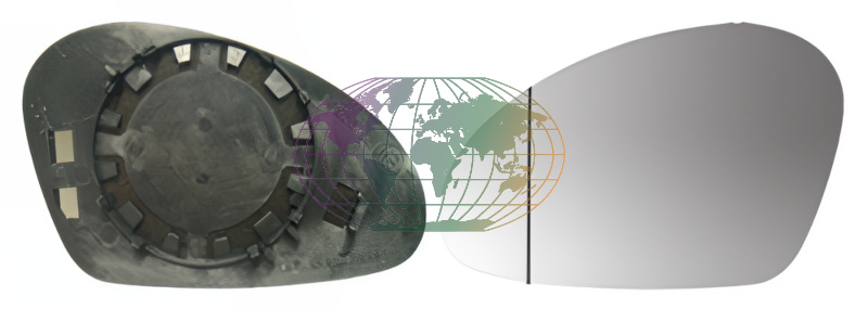 Buitenspiegelglas Bodermann 3283062 Buitenspiegelglas Bodermann 3283062