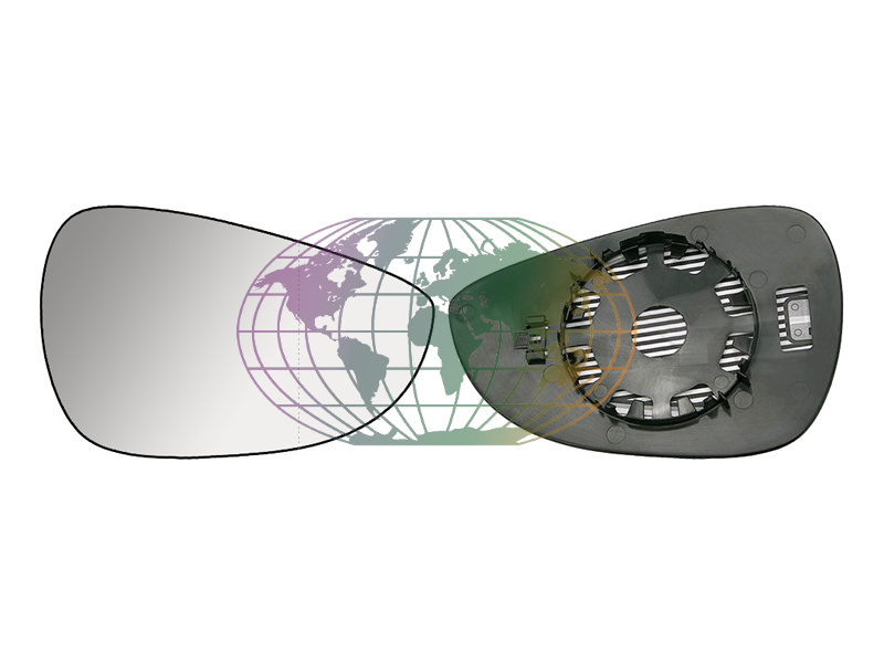 Buitenspiegelglas Bodermann 3621061 Buitenspiegelglas Bodermann 3621061