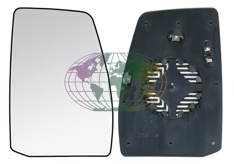 Buitenspiegelglas Bodermann 3628065 Buitenspiegelglas Bodermann 3628065