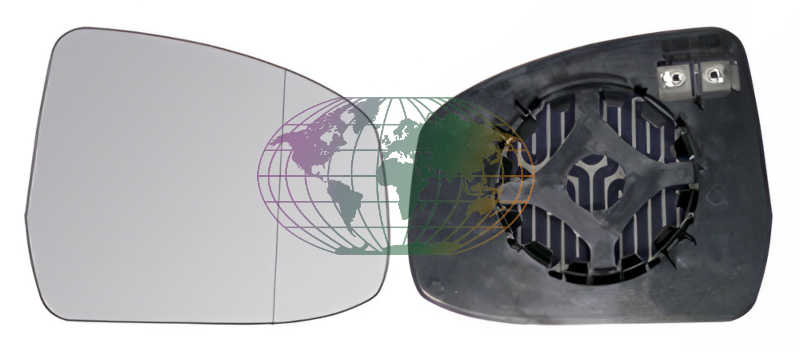 Buitenspiegelglas Bodermann 3644063 Buitenspiegelglas Bodermann 3644063