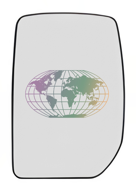 Buitenspiegelglas Bodermann 3666068 Buitenspiegelglas Bodermann 3666068