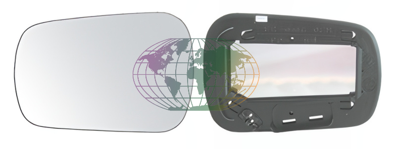 Buitenspiegelglas Bodermann 3691061 Buitenspiegelglas Bodermann 3691061