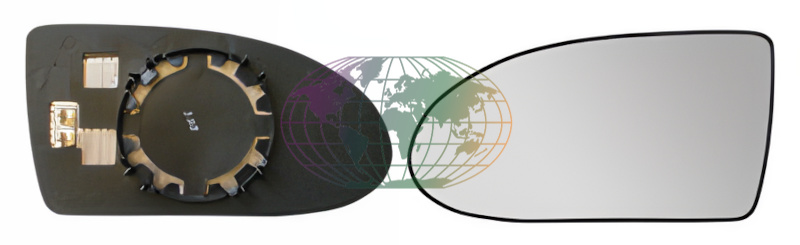 Buitenspiegelglas Bodermann 4424066 Buitenspiegelglas Bodermann 4424066