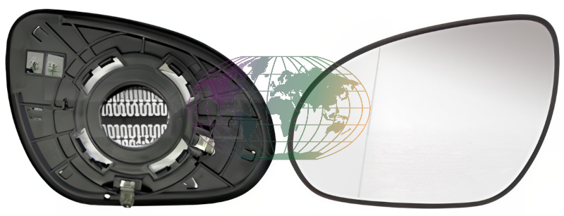 Buitenspiegelglas Bodermann 4427066 Buitenspiegelglas Bodermann 4427066