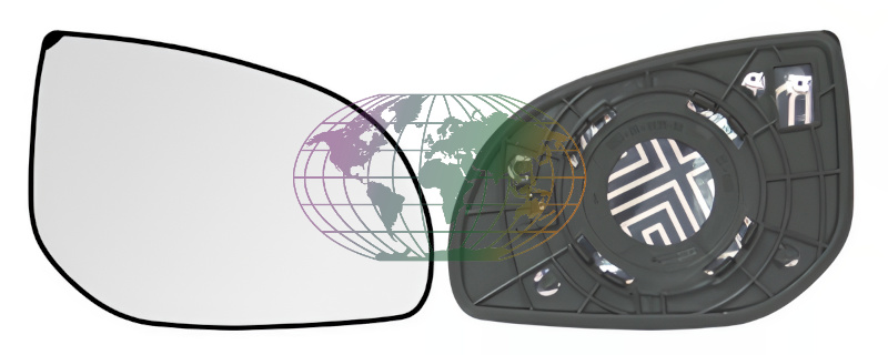 Buitenspiegelglas Bodermann 4491065 Buitenspiegelglas Bodermann 4491065