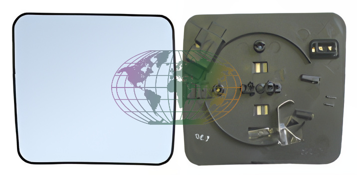 Buitenspiegelglas Bodermann 6022065 Buitenspiegelglas Bodermann 6022065