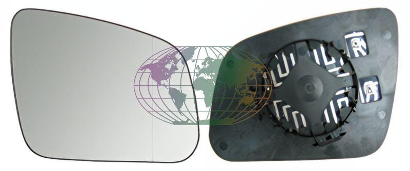 Buitenspiegelglas Bodermann 6028065 Buitenspiegelglas Bodermann 6028065