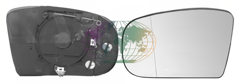 Buitenspiegelglas Bodermann 6031064 Buitenspiegelglas Bodermann 6031064