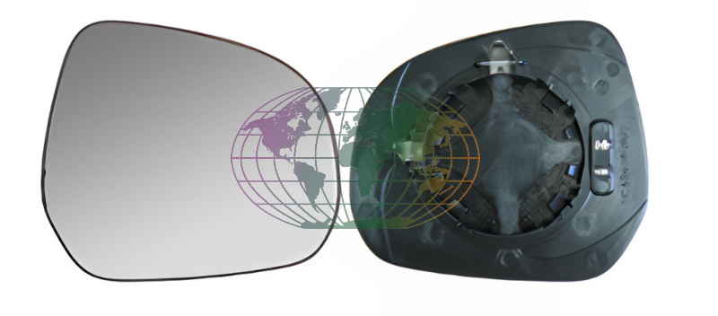 Buitenspiegelglas Bodermann 6407065 Buitenspiegelglas Bodermann 6407065