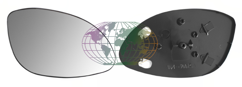 Buitenspiegelglas Bodermann 6427063 Buitenspiegelglas Bodermann 6427063