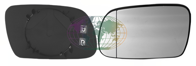 Buitenspiegelglas Bodermann 6801064 Buitenspiegelglas Bodermann 6801064