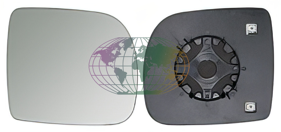 Buitenspiegelglas Bodermann 7227061 Buitenspiegelglas Bodermann 7227061