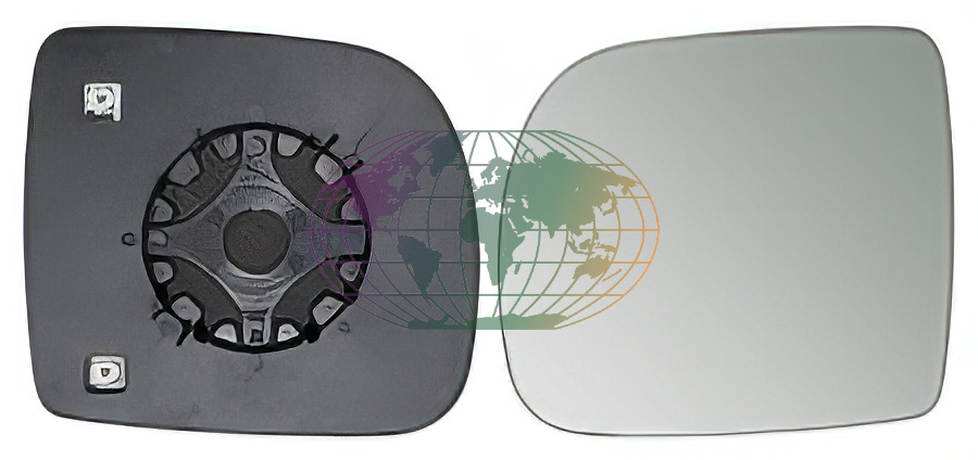 Buitenspiegelglas Bodermann 7227062 Buitenspiegelglas Bodermann 7227062