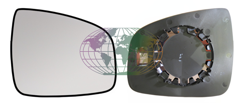 Buitenspiegelglas Bodermann 7229061 Buitenspiegelglas Bodermann 7229061