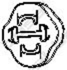 Bosal Ophangrubber 255-853 Bosal Ophangrubber 255-853