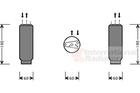 Van Wezel Airco droger/filter 0100D003 Van Wezel Airco droger/filter 0100D003