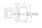 Bosch Remblokset 0 986 424 044 Bosch Remblokset 0 986 424 044