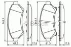Bosch Remblokset 0 986 424 466 Bosch Remblokset 0 986 424 466