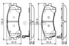 Bosch Remblokset 0 986 424 694 Bosch Remblokset 0 986 424 694