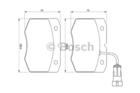 Bosch Remblokset 0 986 424 768 Bosch Remblokset 0 986 424 768