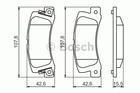 Bosch Remblokset 0 986 461 136 Bosch Remblokset 0 986 461 136