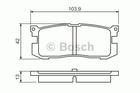 Bosch Remblokset 0 986 461 138 Bosch Remblokset 0 986 461 138