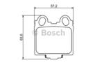 Bosch Remblokset 0 986 494 231 Bosch Remblokset 0 986 494 231
