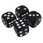 Simoni Racing ValveCaps Black Dices/Sparkling 4pc SR VCN Simoni Racing ValveCaps Black Dices/Sparkling 4pc SR VCN