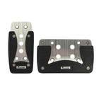 Mijnautoonderdelen PedalSet Wave Silver/Black AT SY PD237A Mijnautoonderdelen PedalSet Wave Silver/Black AT SY PD237A