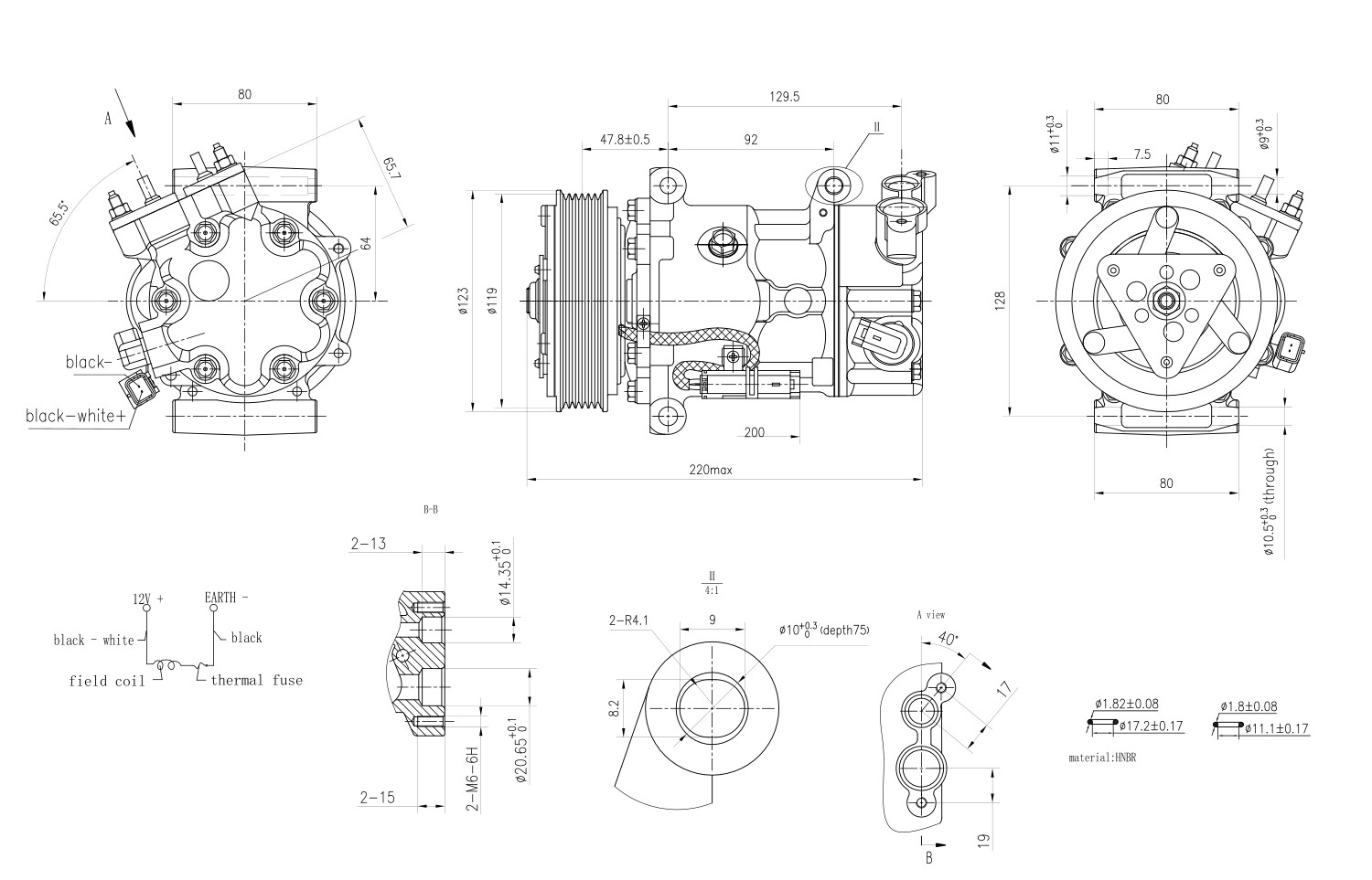 Hella Compressor, airconditioning 8FK 366 200-381