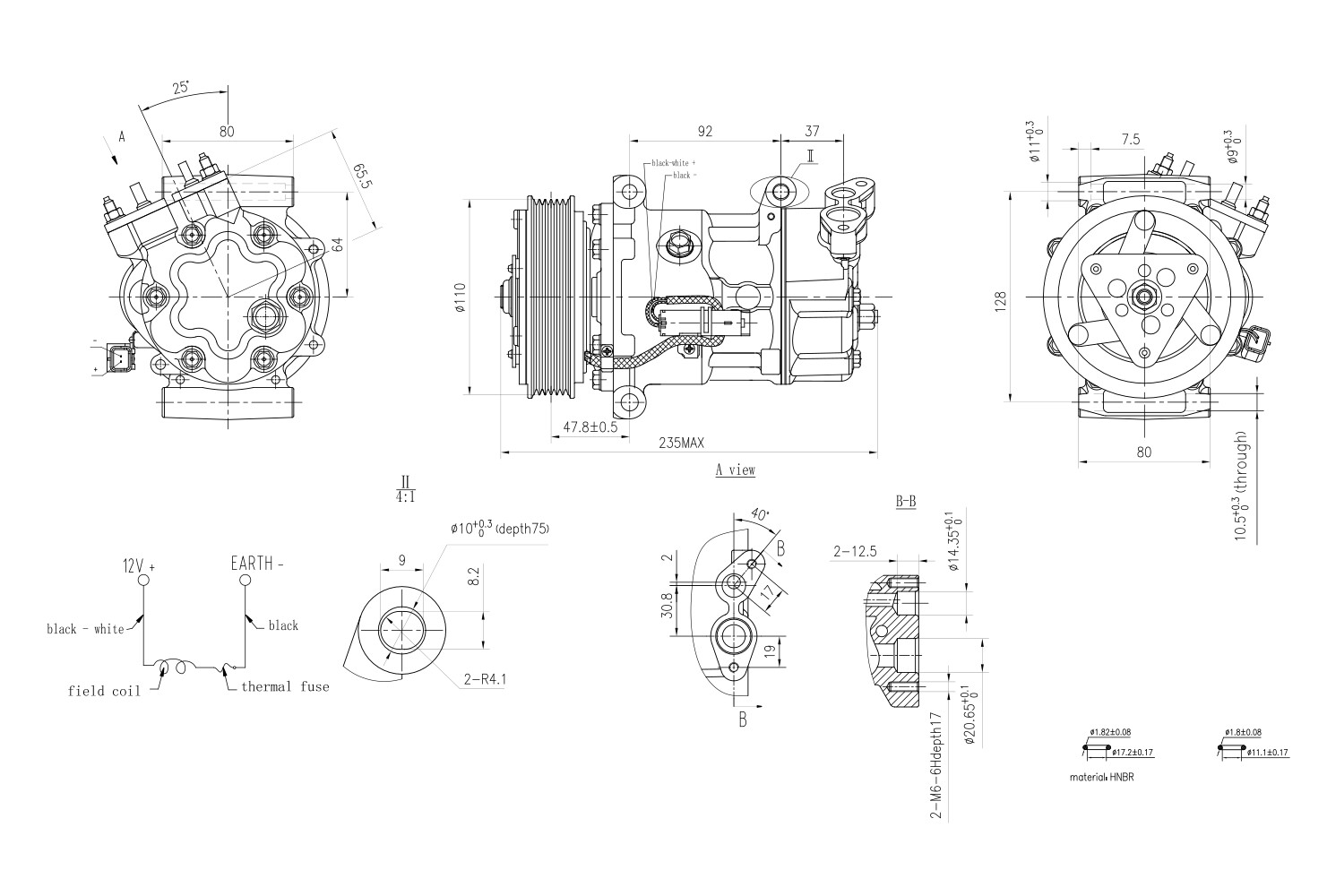 Hella Compressor, airconditioning 8FK 366 200-441