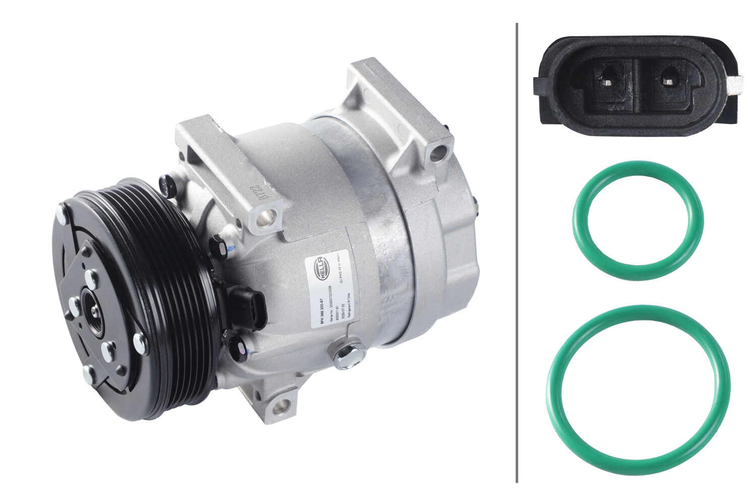 Hella Compressor, airconditioning 8FK 366 200-671