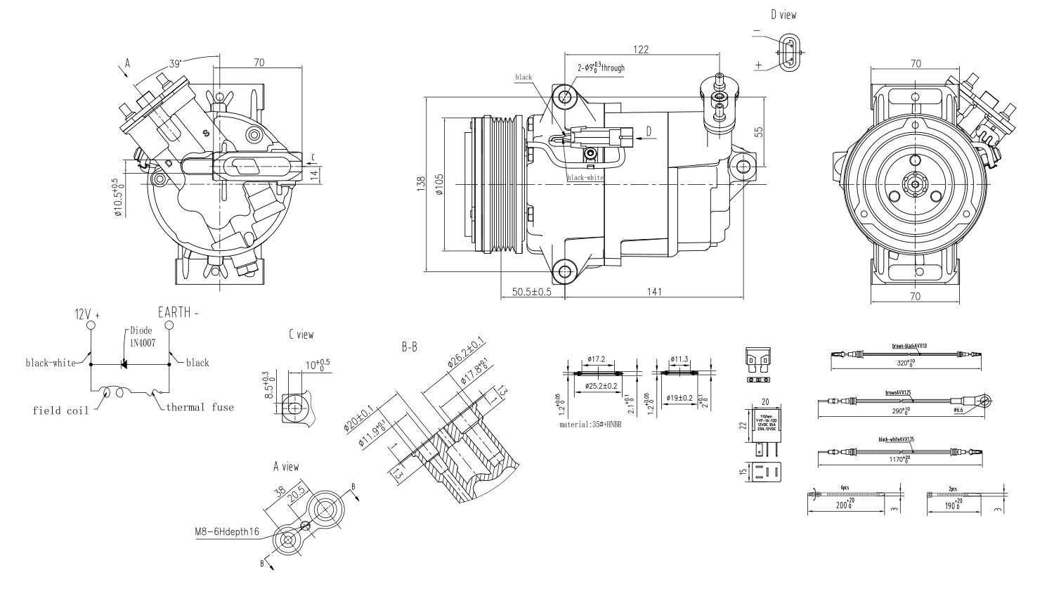 Hella Compressor, airconditioning 8FK 366 200-761