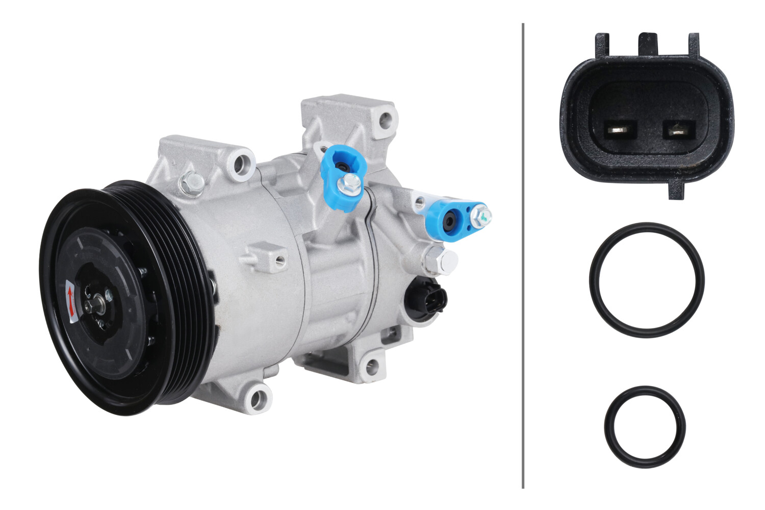 Hella Compressor, airconditioning 8FK 366 201-311