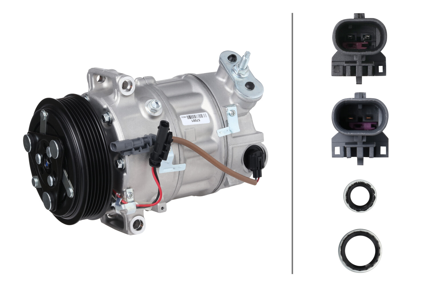 Hella Compressor, airconditioning 8FK 366 201-611