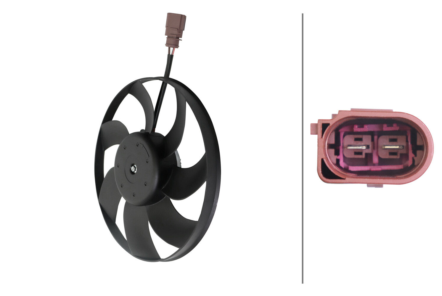 Koelventilatorwiel Hella 8EW 366 420-111