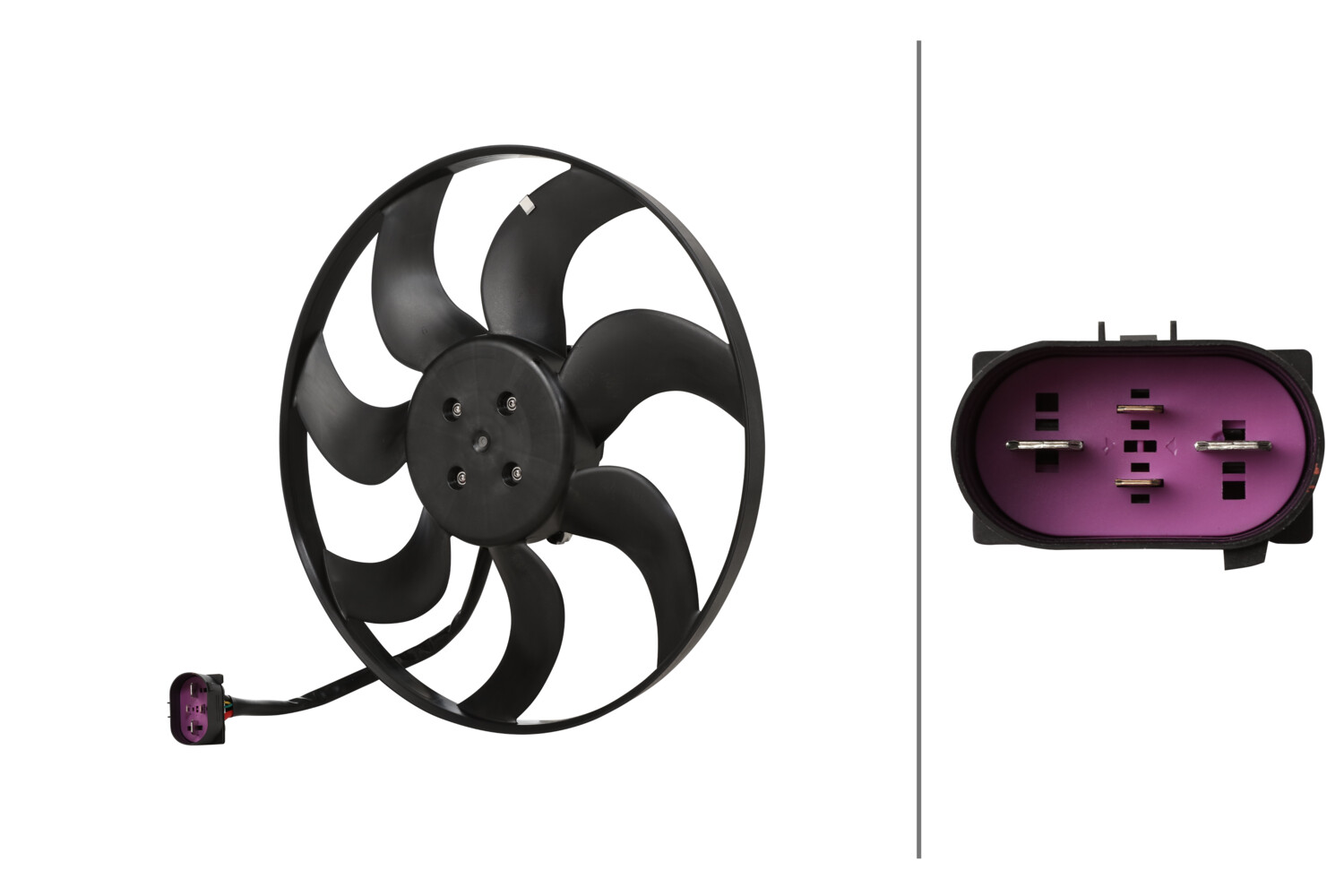 Koelventilatorwiel Hella 8EW 366 420-421