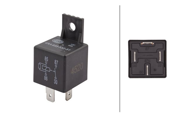 Relais, arbeidsstroom Hella 4RA 933 332-511