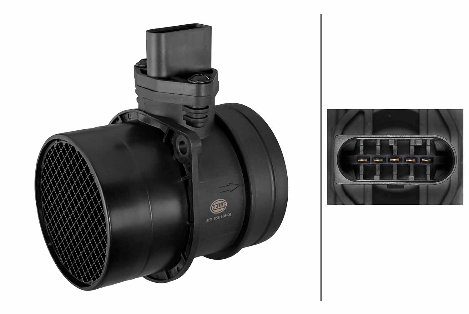 Luchtmassameter Hella 8ET 358 166-961