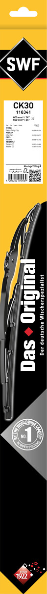 SWF Ruitenwisserblad 116341
